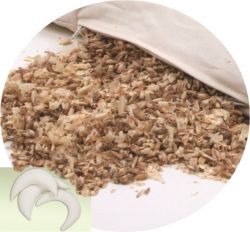 Mondkissen mit Dinkelspelz- und Zirbenholz-F�llung