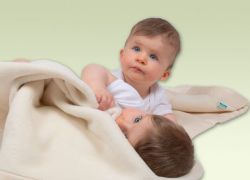 Bio 100% Baumwolldecke - erh�ltlich in 2 Gr��en